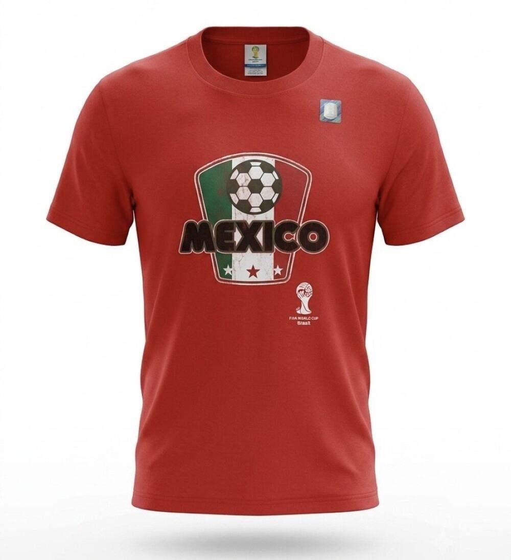 Men's FIFA World Cup Mexico Crest T-Shirt - Red